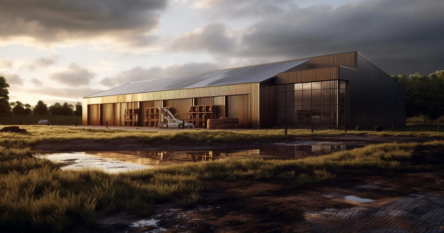 A rural office using our it suport for rural businesses in the South West Of England