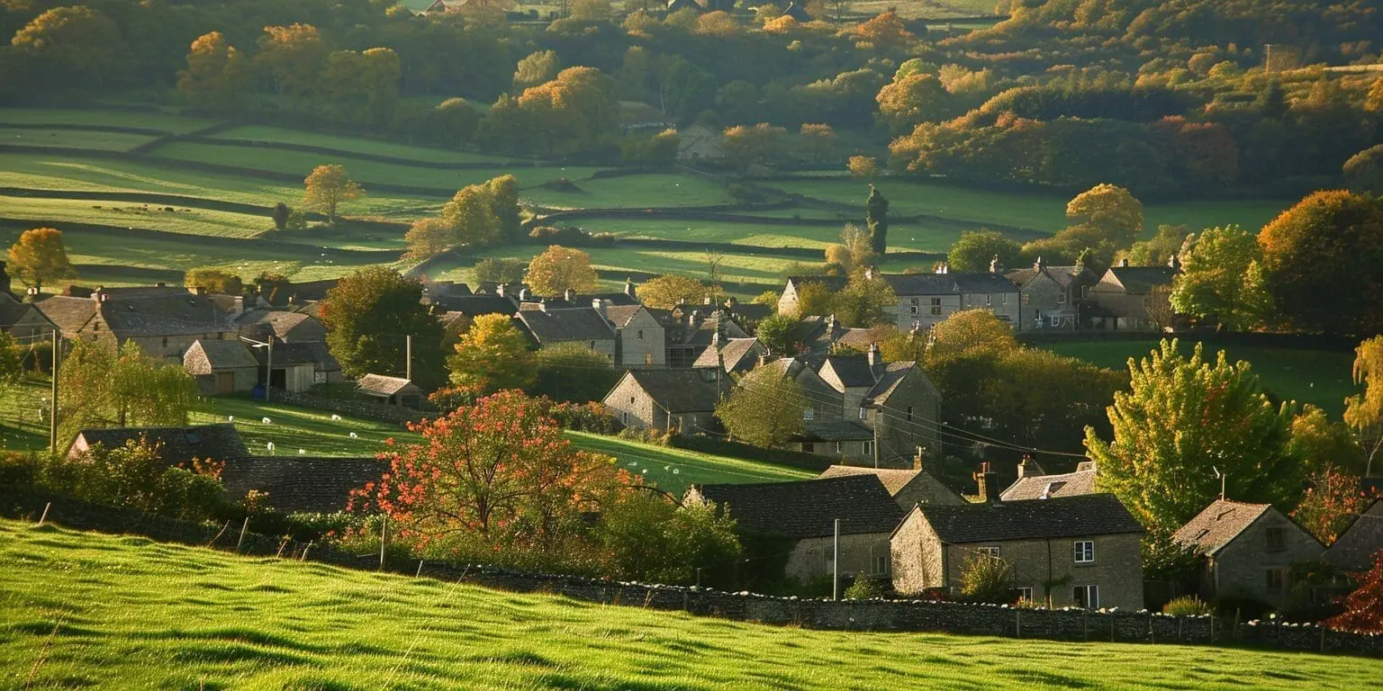 a rural village in the uk