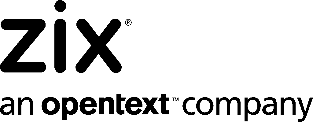 Zix by Opentext Logo